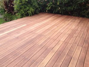 After sanded deck.